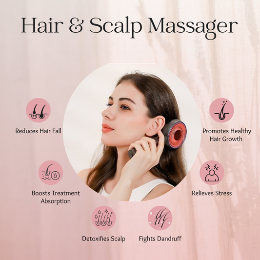 LaviamScalp™: 4-in-1 LED Hair & Scalp Massager