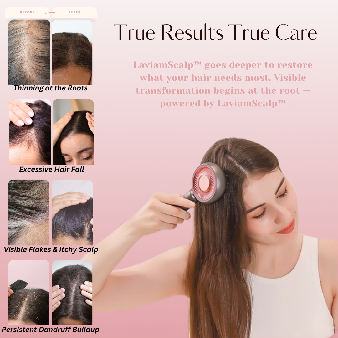 LaviamScalp™: 4-in-1 LED Hair & Scalp Massager