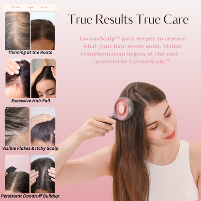 LaviamScalp™: 4-in-1 LED Hair & Scalp Massager