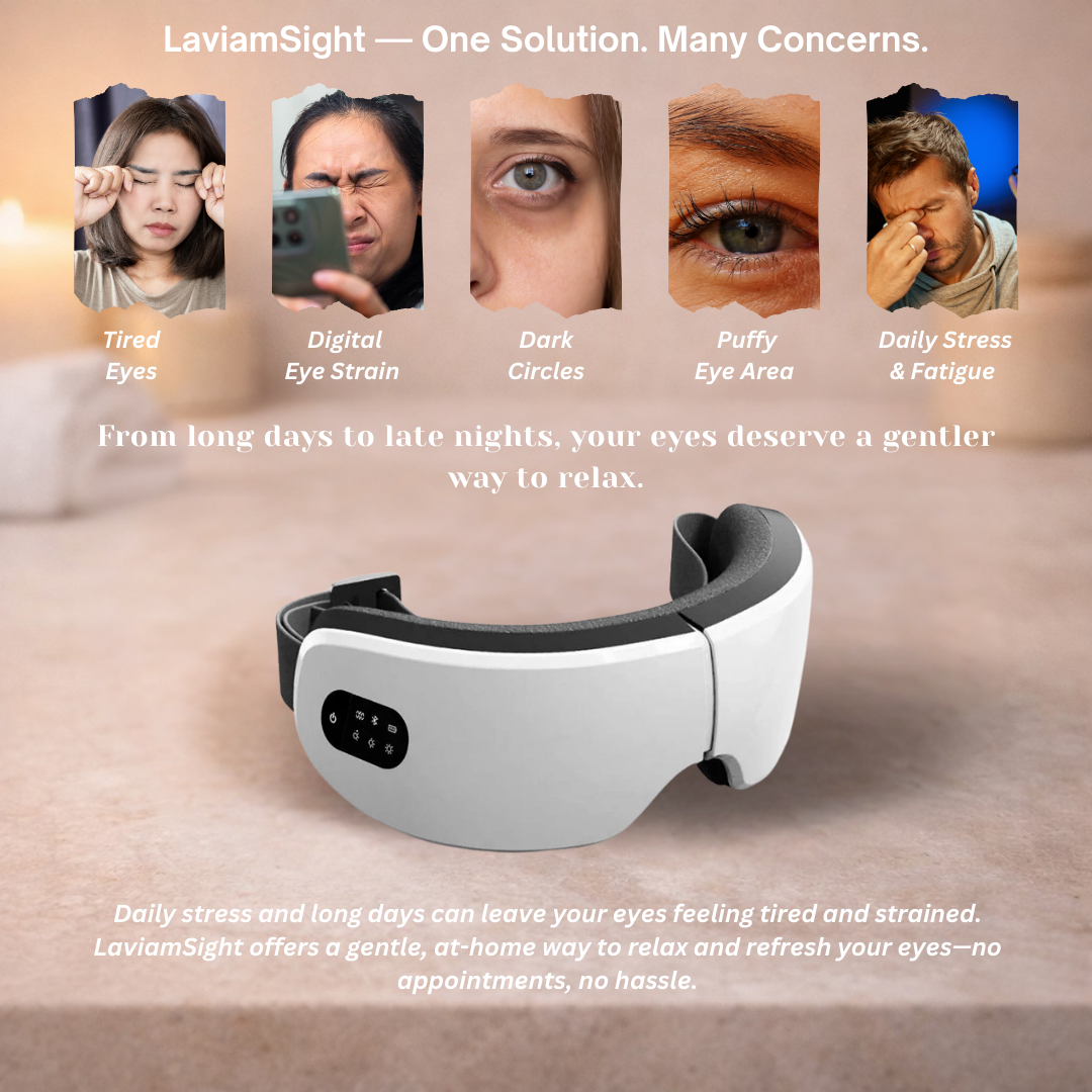 4D Electric Smart Eye Massager Bluetooth Vibration Heated Massage for Tired Eyes Dark Circles Remove Eye Care